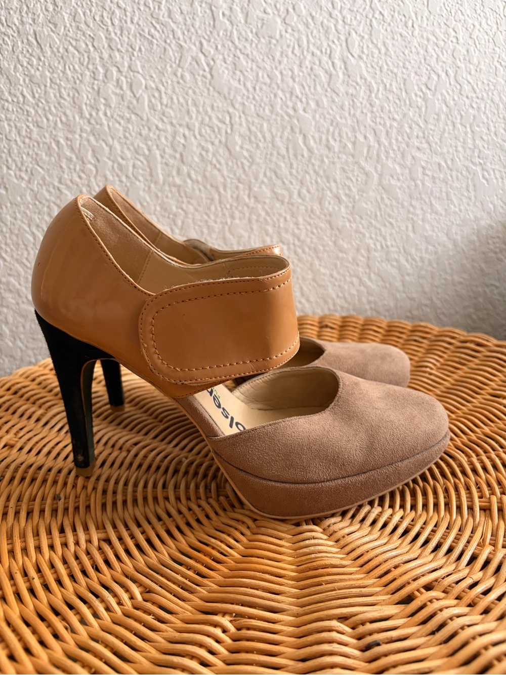 OlsenHaus Vegan Heels - Size 7.5